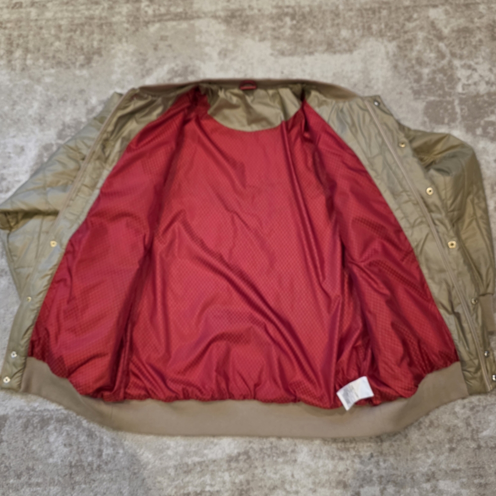 Jordan Brand Tan/Gold Quilted Bomber Jacket - Picture 3 of 9